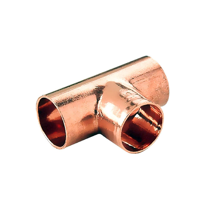 Te Soldable De Cobre 3/8"