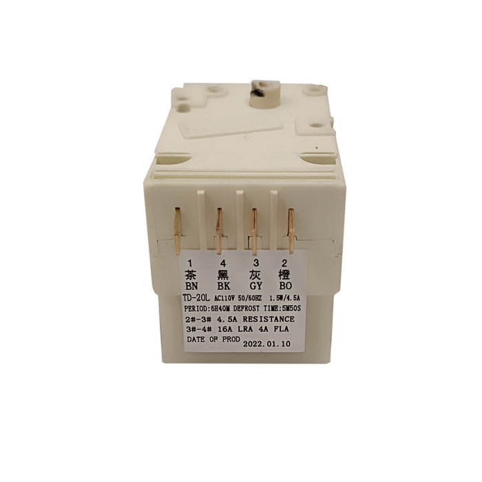 Timer Defrost Metalico 6Hr-20Min (1.4.3.2) G1111 Generico