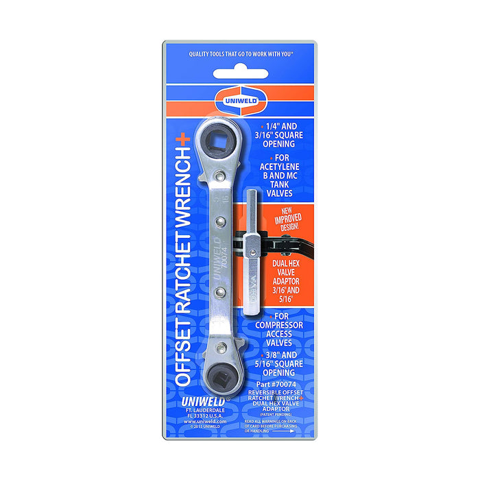 Llaves Ratchet Reversible 70022 Uniweld