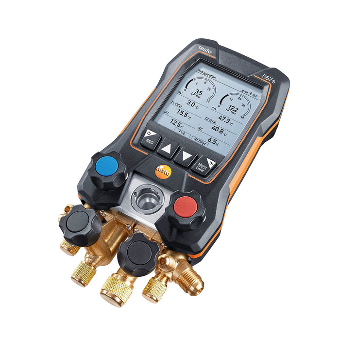Juego Manometro Analizador Inteligente 4Vias S/Mang. 557S Testo
