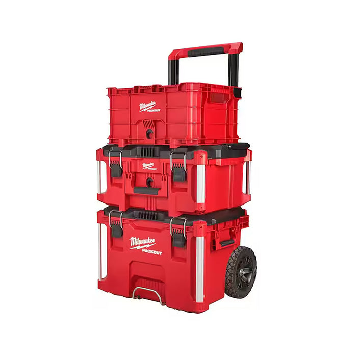 Caja Herramientas Modular 3 Niveles Cesta C/Rueda 22X22X18.6 Milwaukee