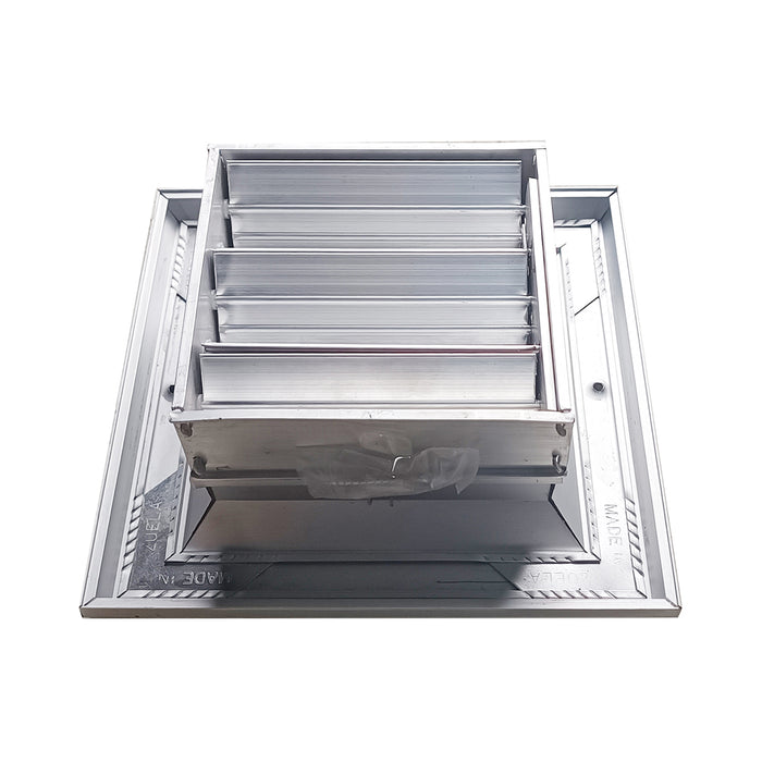 Difusor Aluminio A 3V Con Control 10" X 10" Venas Recta