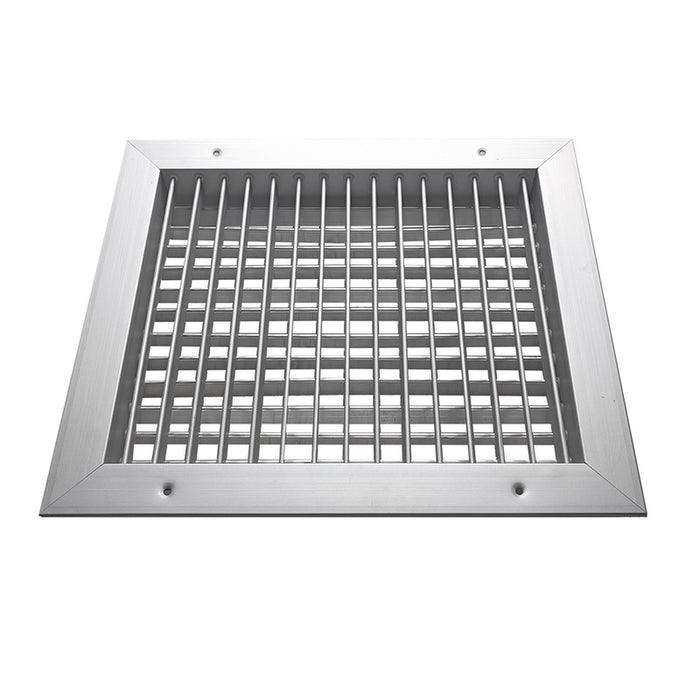 Rejilla Suministro 12"X12" Doble Def. S/C