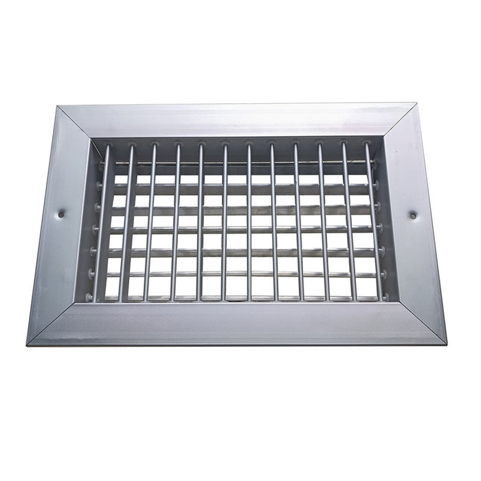 Rejilla Suministro 14"X14" Doble Def. S/C