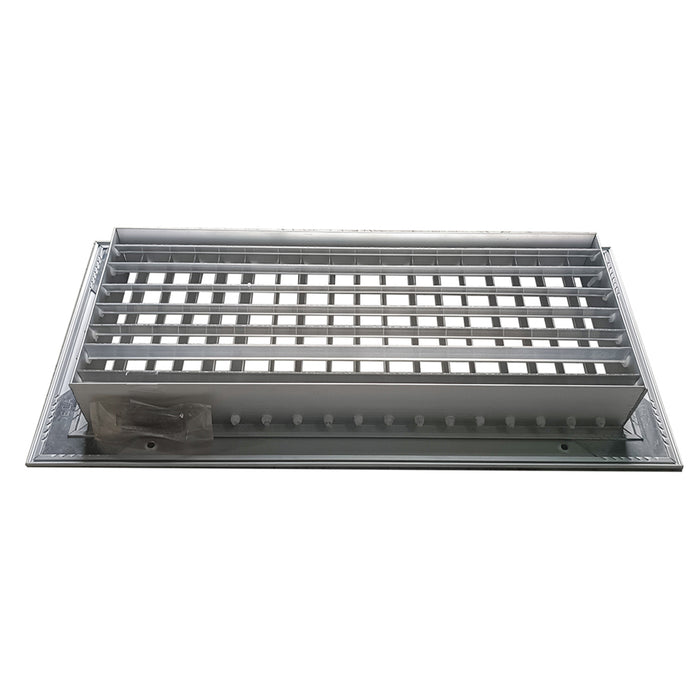 Rejilla Suministro 20"X 4" Doble Def. C/C