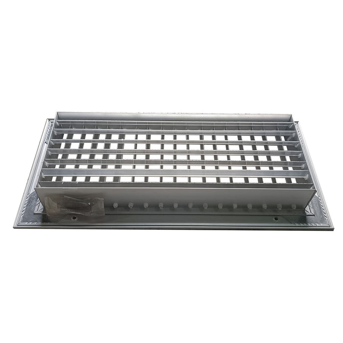 Rejilla Suministro 24"X 4" Doble Def. S/C