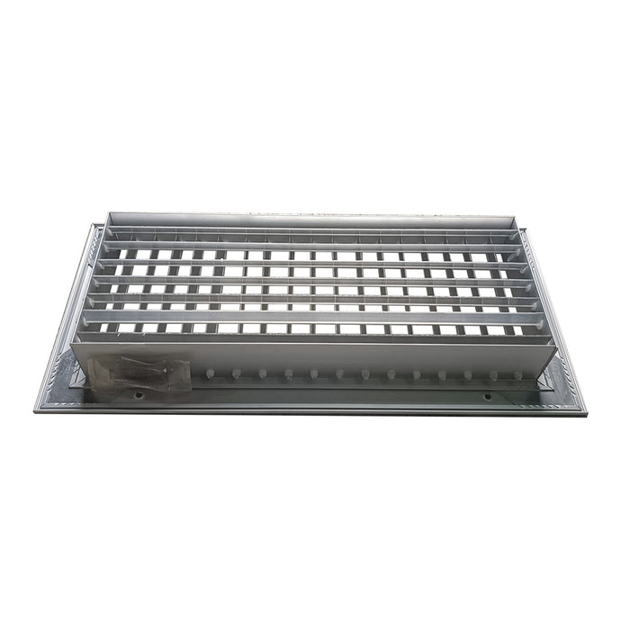 Rejilla Suministro 24"X 4" Doble Def. C/C