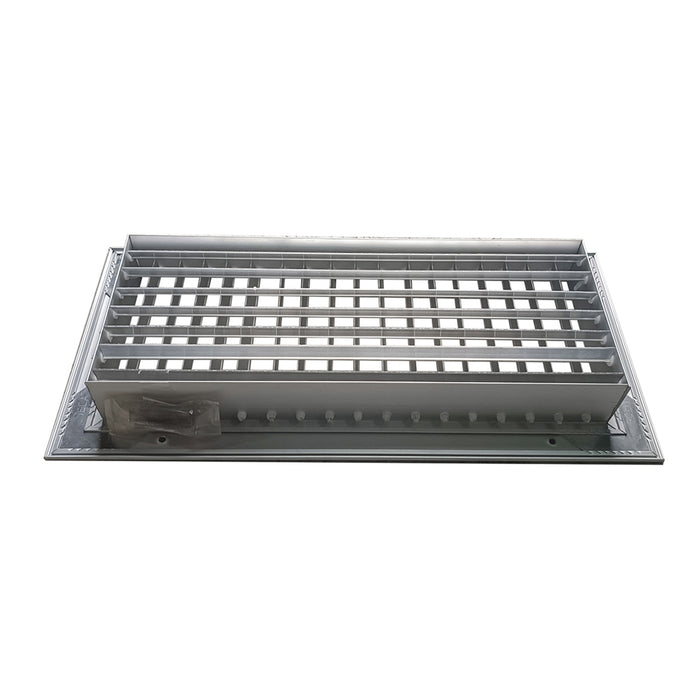 Rejilla Suministro 24"X 6" Doble Def. C/C