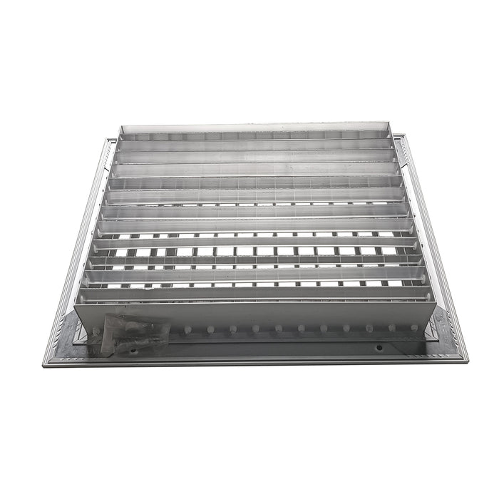 Rejilla Suministro 24"X 8" Doble Def. S/C