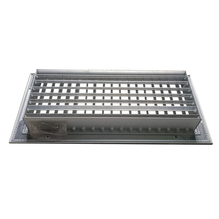 Rejilla Suministro 30"X 6" Doble Def. S/C