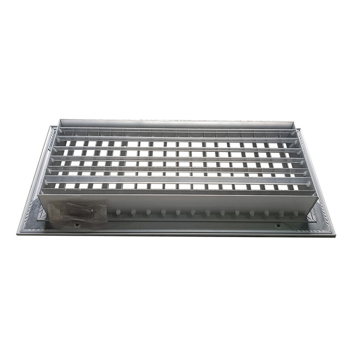 Rejilla Suministro 38"X 10" Doble Def. S/C