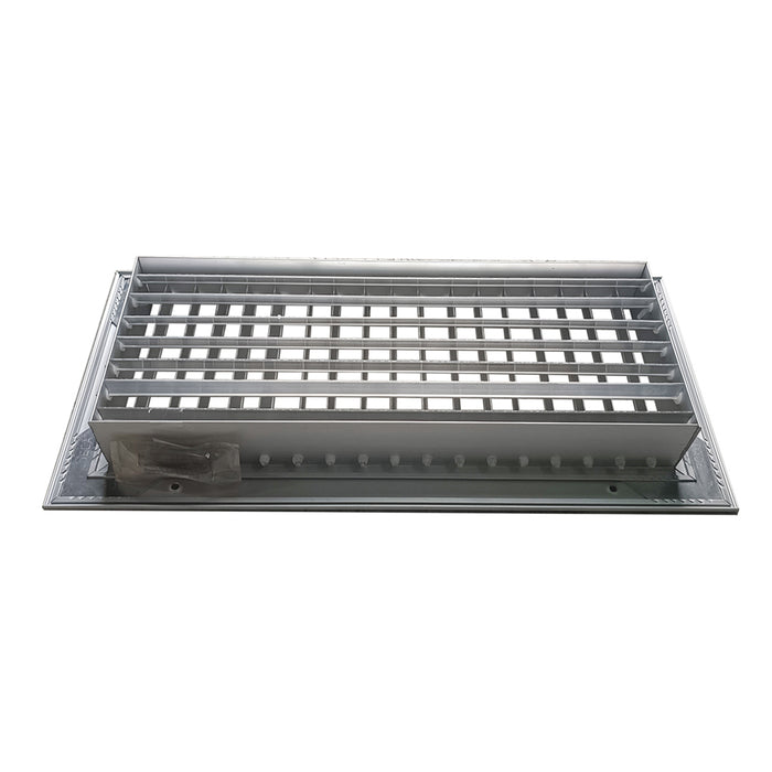 Rejilla Suministro 40"X12" Doble Def. S/C