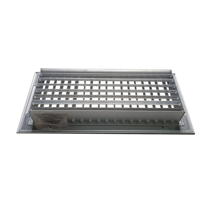 Rejilla Suministro . 50"X 4" Doble Def. C/C