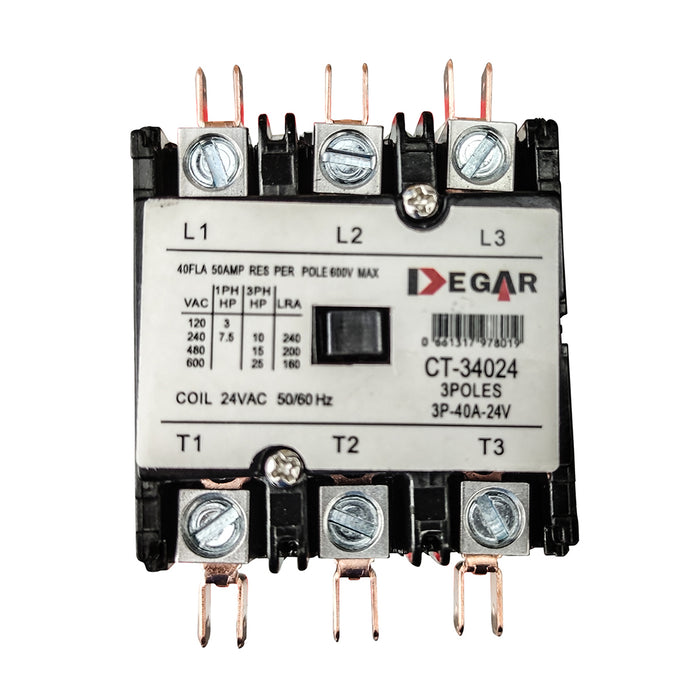 Contactor L 3X40Ax24V Gcpd-3-40-024 Degar
