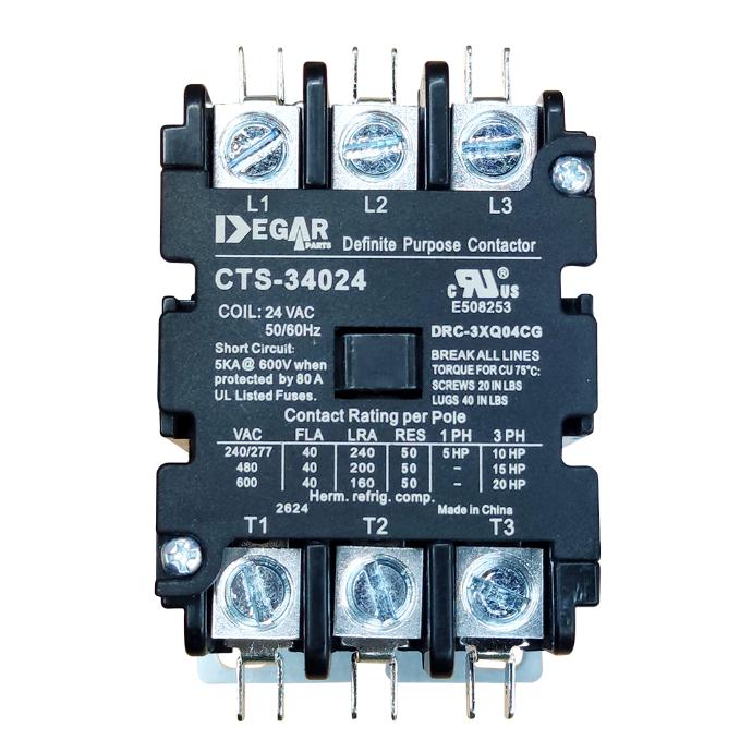 Contactor Premium 3X60Ax208V Cts-360208 Degar