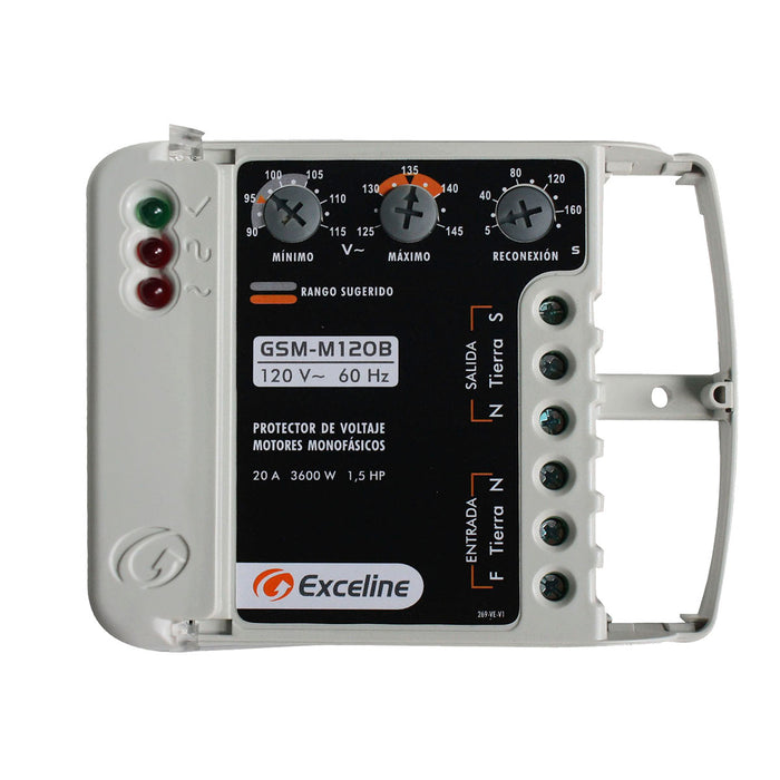 Protector Para Motor Regleta-Toma 110V Gsm-M120B Gente