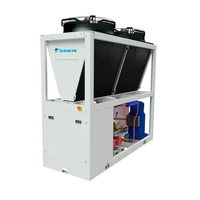 CHILLER ENFRIADO POR AIRE 25TON COMPRESOR FIJO R410A 220V/3F SIN RECUBRIMIENTO MICROCHANNEL CLIC300VLC1ANCFMMNN16MYIN4CS DAIKIN