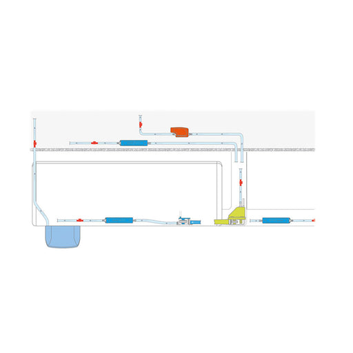 Bomba Drenaje 12 Lts/Hr   Altura 10Mts 54Kbtu 220V/1F Mini Orange  Aspen