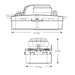 Bomba Drenaje Aspen 220V - 379 Lts/hr, Altura 5.1mts, 142 Ton M4 Tank