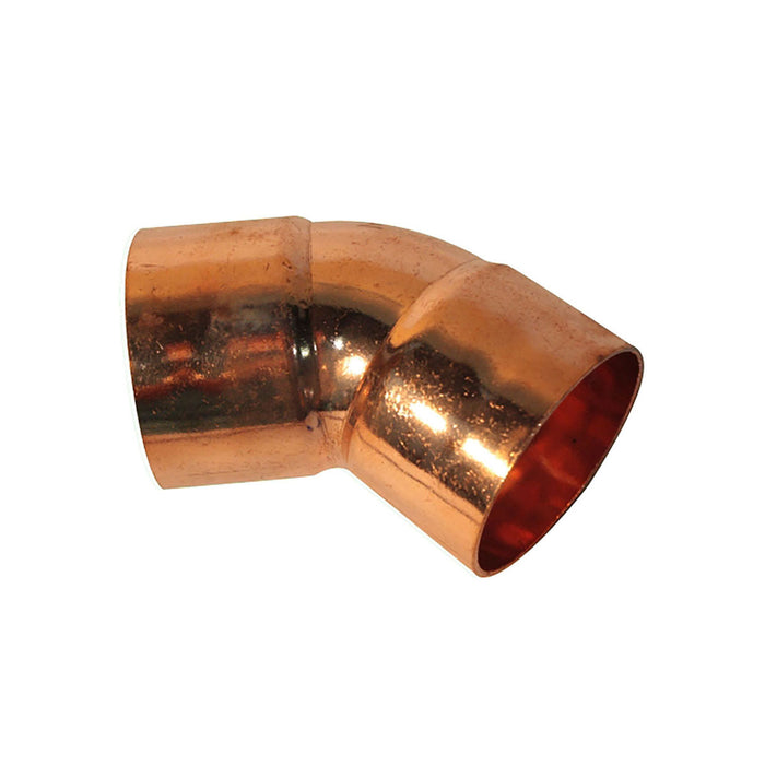 CODO SOLDABLE DE COBRE 5/8" 45°