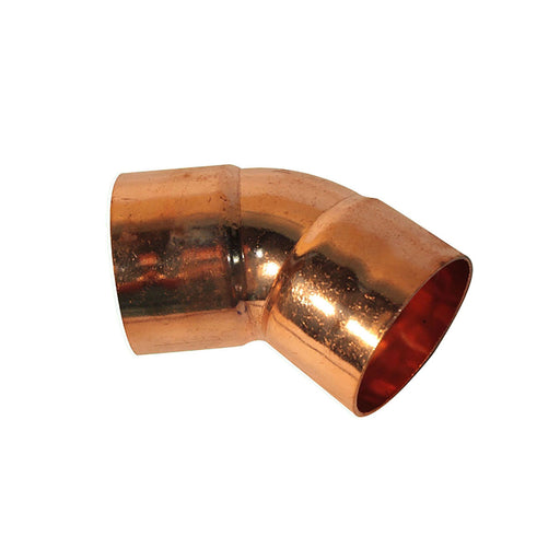 Codo Soldable De Cobre 1 5/8" 45°