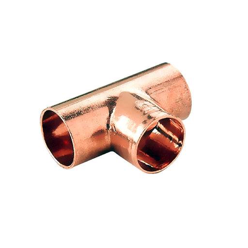 Te Soldable De Cobre 1/2"