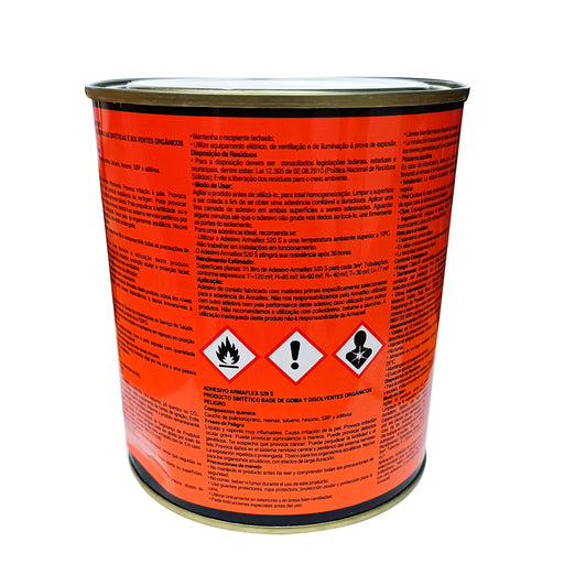 Pega /Adesivo Para Armaflex  520 1/4 Gal Armaflex