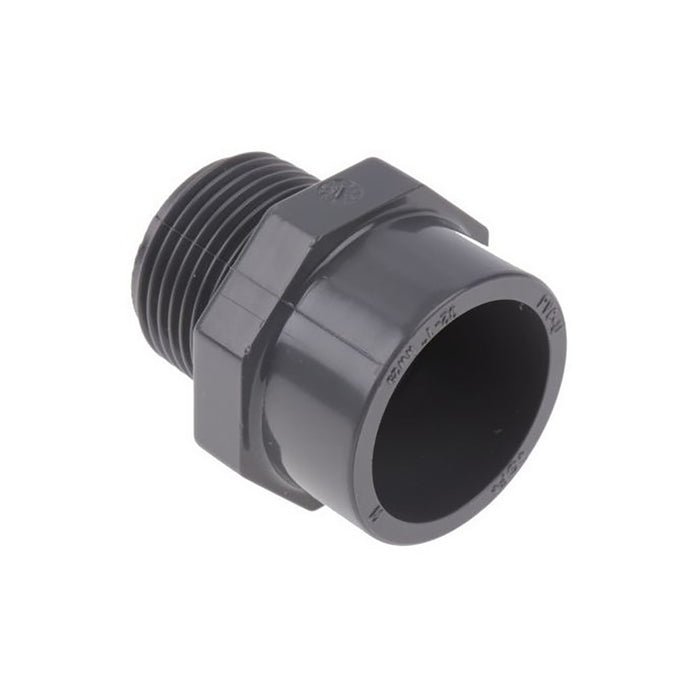 Adaptador Macho PVC 1'' - Conector de Drenaje Duradero y Resistente GEN