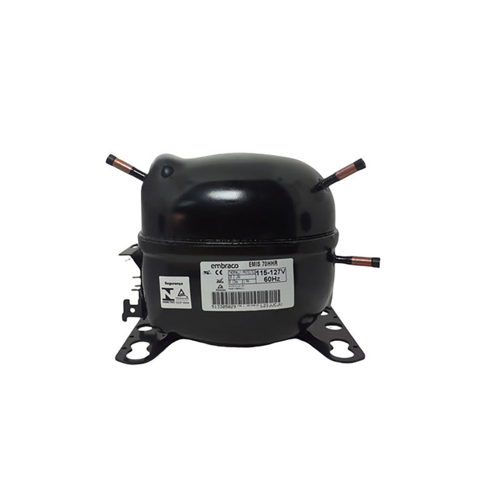 COMPRESOR REF 1/5HP R134 M-B 3T 110V EM-EMIS70 EMBRACO EMBRACO