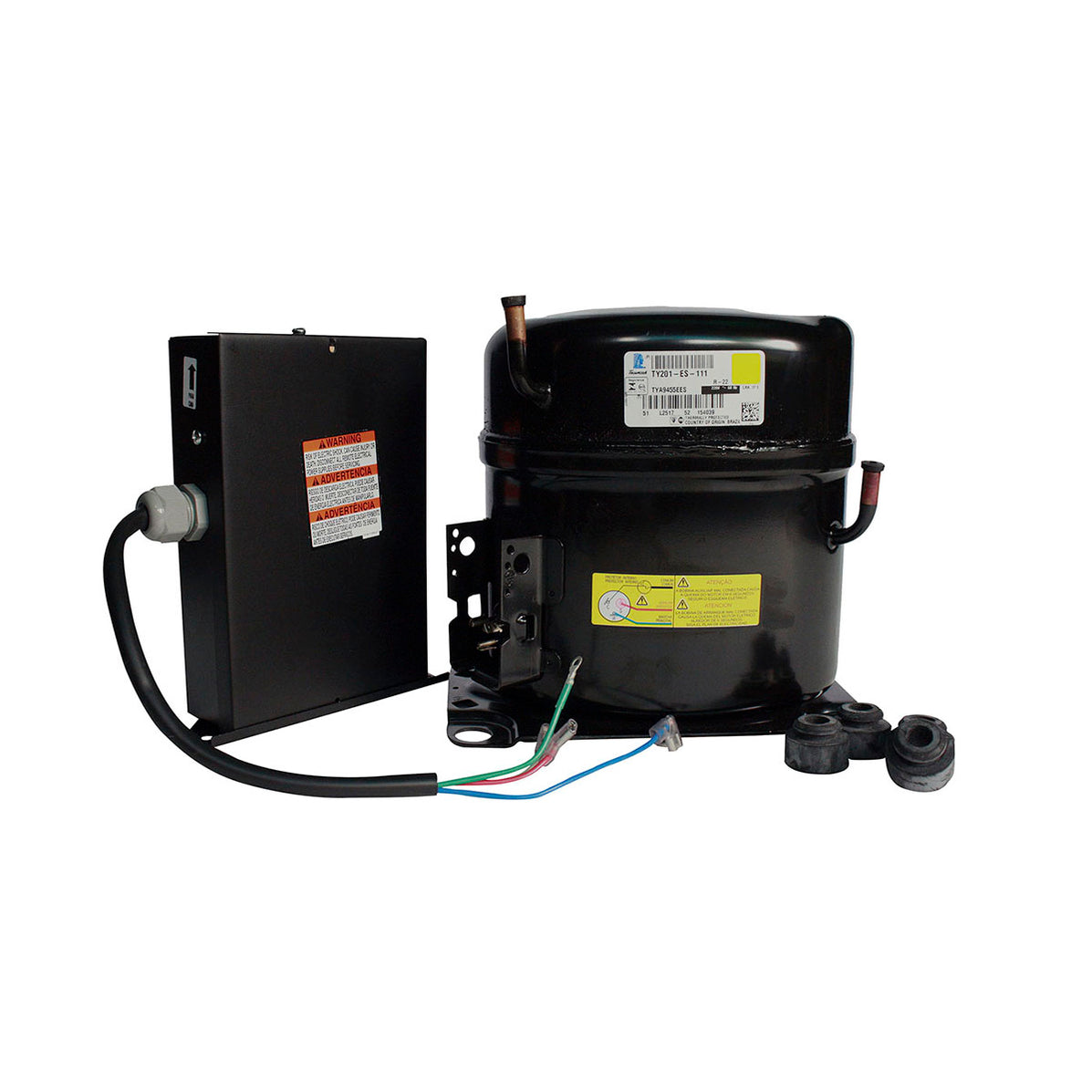 Compresor Ref 1.5Hp R22 220V/1F Tya9474Ees Tecumseh/B — CLIDAIR