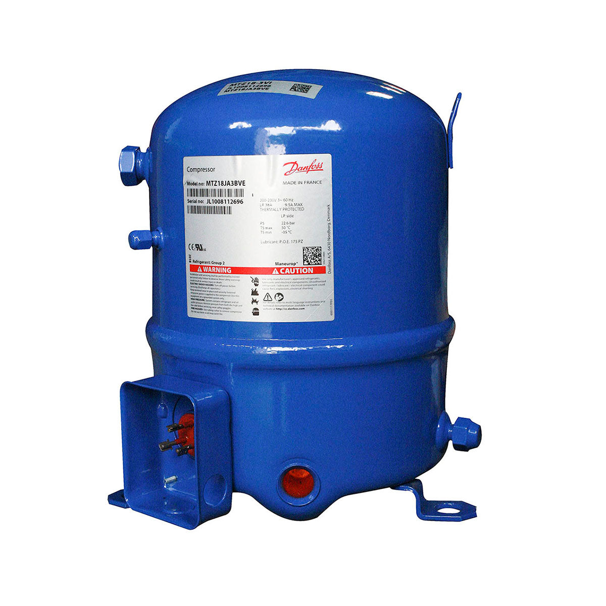 Compresor 4.5Hp R22/R407/R507 440V/3F Mtz50-4Vm Maneurop — CLIDAIR