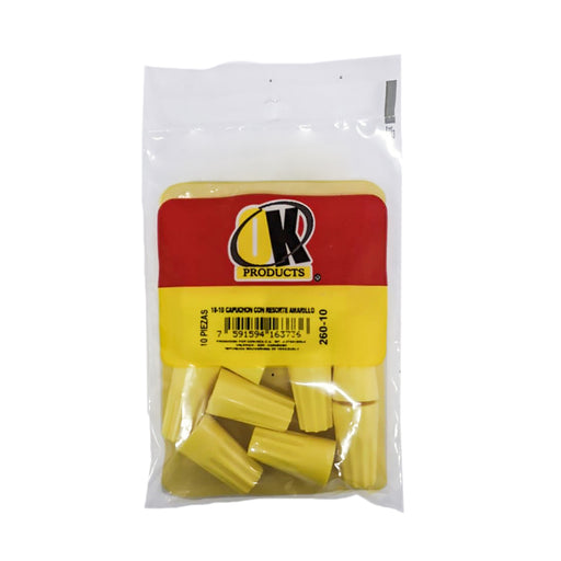 Capuchon Amarillo 12-10  N* 260 (Blister) Coninca