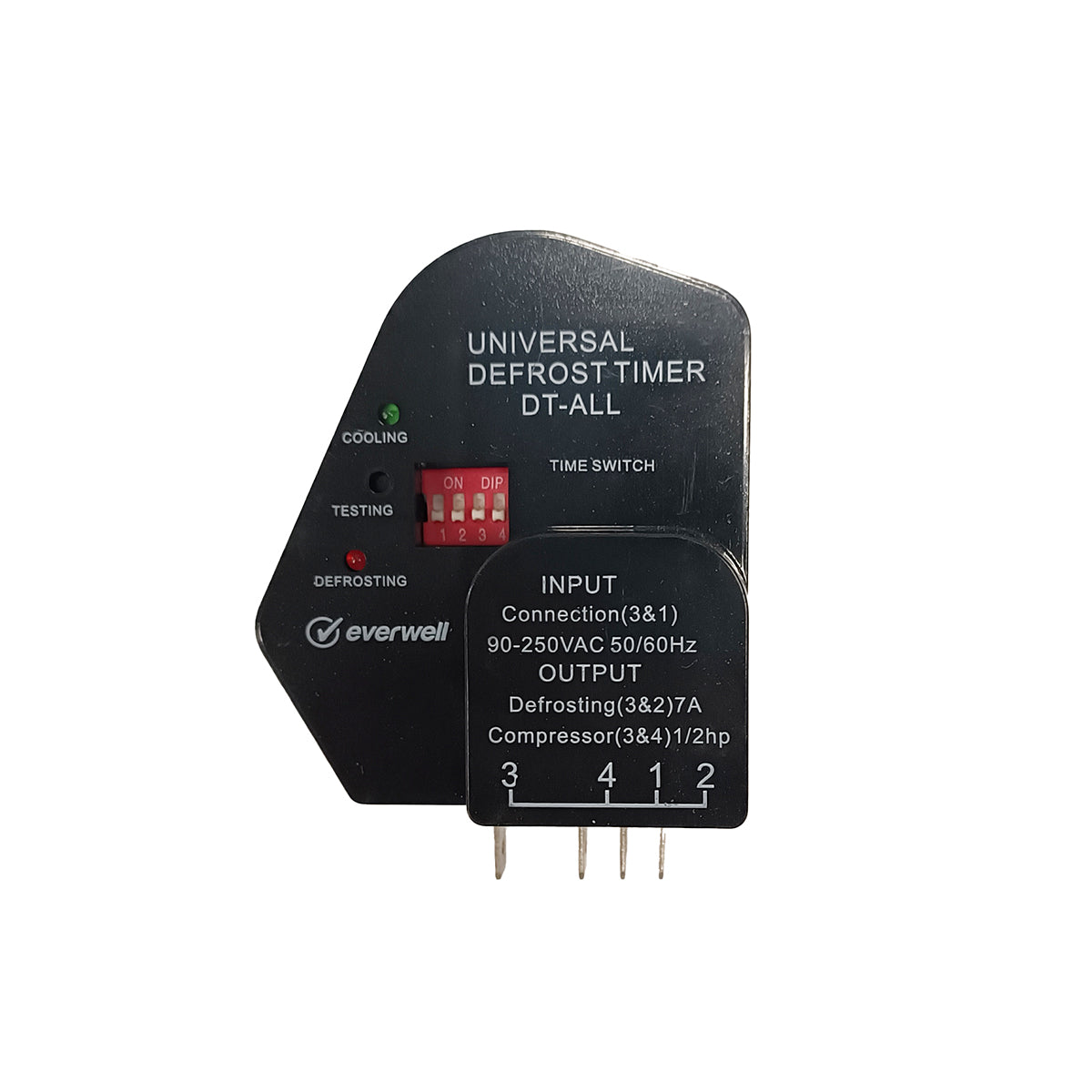 Timer Defrost Plastico Multiciclos 6-24Hr/15-32Min Gen — CLIDAIR
