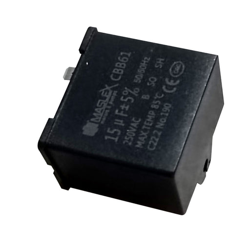 CAPACITOR DE MARCHA NEVERA CUADRADO 15MFD 250VAC