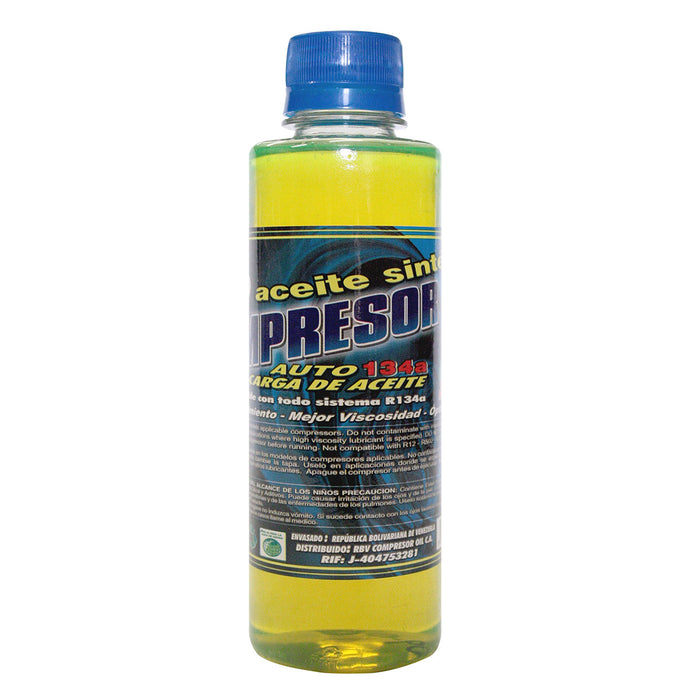 ACEITE SINTETICO PAG-46 R134 UV 8oz COMPRESOR OIL