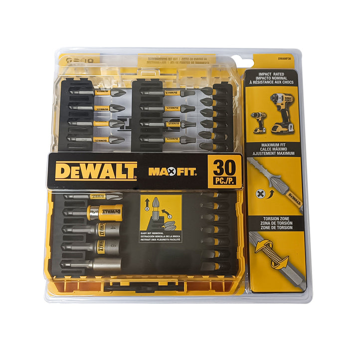 JUEGO DE PUNTAS DESTORNILLADOR Y COPAS 30PZAS DEWALT