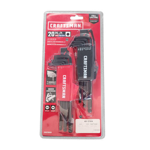 Llaves  Allen 20Pz Craftsman