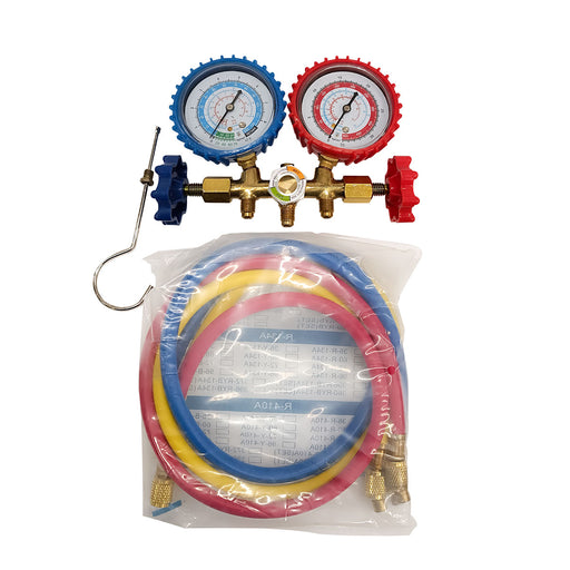 Juego Manometro C/Mangueras C/Visor R410 Ct536G
