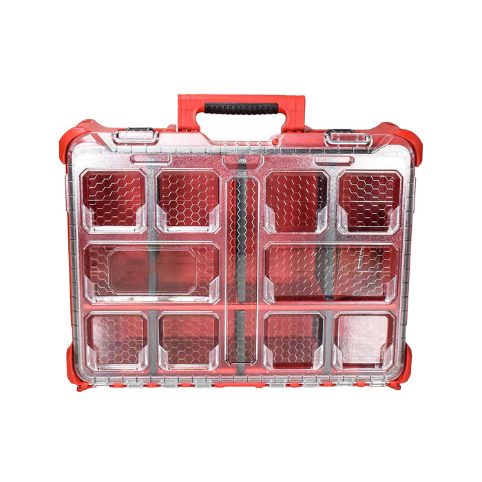 Caja Organizador De Partes  11 Compartimientos Milwaukee