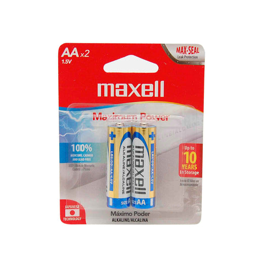 Baterias Aa Blister (2Und) Alkaline Maxell