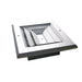 Difusor Aluminio A 3V Con Control  6" X 6"  Venas Recta
