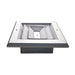 Difusor Aluminio A 3V Con Control  6" X 6"  Venas Recta