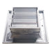 Difusor Aluminio A 3V Con Control  8" X 8"  Venas Recta
