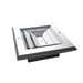 Difusor Aluminio A 3V Con Control  8" X 8"  Venas Recta