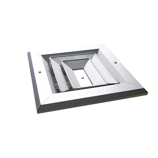 Difusor Aluminio A 3V Sin Control 10" X 10"   Venas Recta