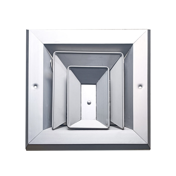 Difusor Aluminio A 3V Sin Control 10" X 10"   Venas Curva