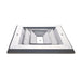 DIFUSOR ALUMINIO A 3V SIN CONTROL 10" x 10"   VENAS CURVA