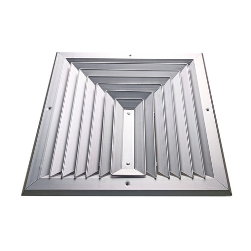 Difusor Aluminio A 3V Sin Control 12" X 12" Venas Recta