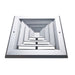 Difusor Aluminio A 4V Sin Control 6" X 6" Venas Recta