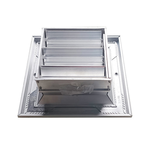 Difusor Aluminio C 4V Con Control 10" X 10" Venas Recta